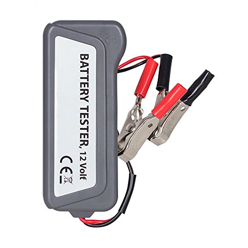 KINGBOLEN 12V Digital Battery Alternator Tester Car Vehicle Diagnostic Tool with 6 LED Lights Display Battery Testers