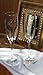 Hortense B. Hewitt 50th Wedding Anniversary Champagne Toasting Flutes, Gold Flourish, Set of 2
