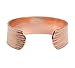 John S. Brana Chased Copper Cuff Bracelet Handmade Jewelry - 100% Solid Uncoated Copper