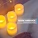Vont Flameless LED Candles, Flickering, Battery Powered, Real Wax, Realistic Decor Unscented, 6 Pack, Yellow Light
