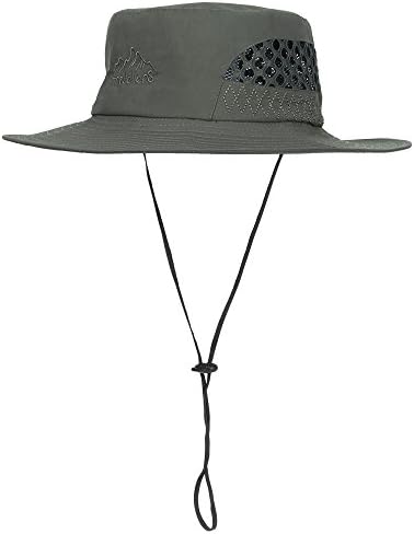 Vadventure Waterproof Sun Hat Wide Brim Boonie Hats Summer UV Protection Outdoor Fishing Hats Hiking Camping Safari Cap for Men and Women