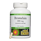 Natural Factors, Bromelain 500 mg, Enzyme Support