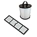 Best Vacuum Filter compatible Eureka Bundle DCF21 & EF6 HEPA Exhaust Filter for 68931A, 69963 For Air Speed AS1000A, AS1001A, AS1004A, AS1002A, AS1041A