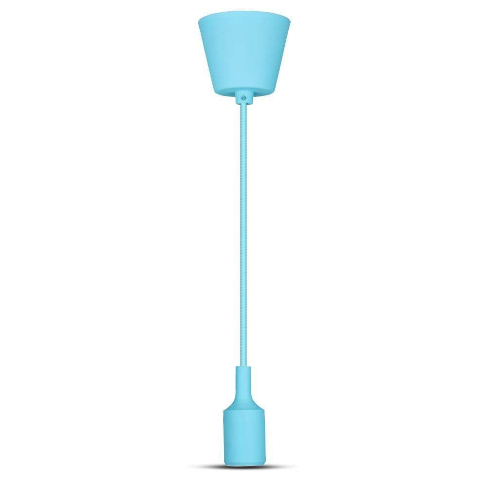 V-TAC SKU.3482 Suspension Light Bulb E27 Light Blue VT-7228, Plastic, and Other Materials, Depth 1000 mm