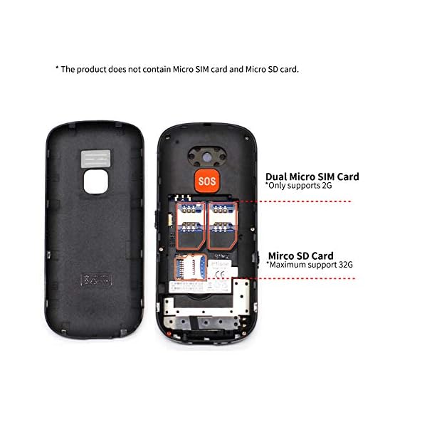 artfone-CS181-Big-Button-Senior-Mobile-Phone-Easy-to-Use-GSM-Mobile-Phone-for-Elderly-with-Dual-SIMBlack artfone CS181 Big Button Cheap Senior Mobile Phone, Unlocked GSM Simple Mobile Phone for Elderly with Dual SIM(Black)