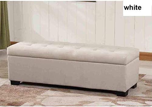 Shoe Bench Tufted Cotton Linen Upholstered Storage Ottoman Bench Bedroom Sofa Stool Rest Footstool Wood Frame Color A08 Size 80cm Buy Online At Best Price In Uae Amazon Ae