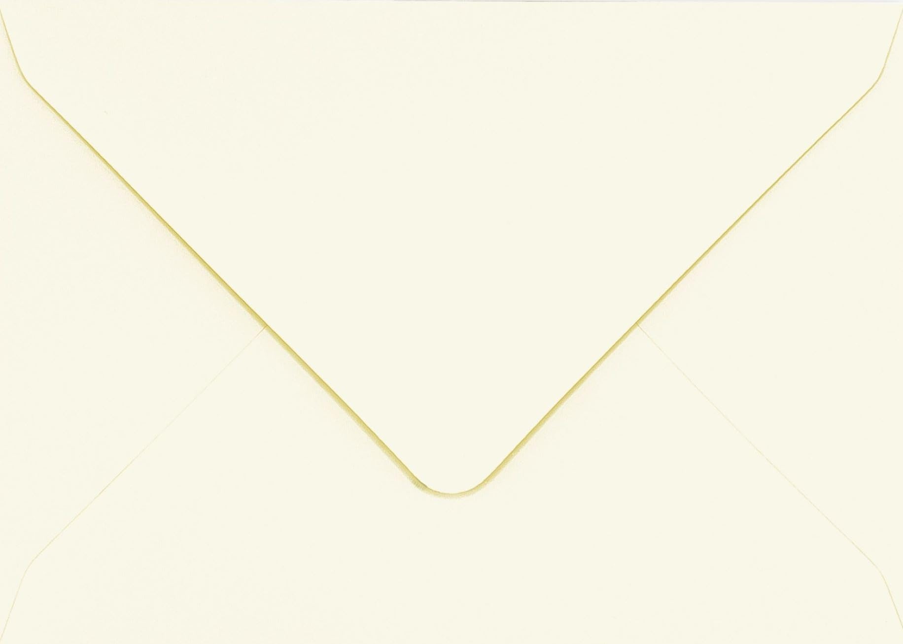 25 Pack Small C7 Ivory Cream Envelopes - 81mm x 111mm - Gummed 100gsm – A7 Fit