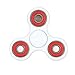 Focus Spinner - (4 Colors) Fidget Spinner Toy For Anxiety Stress Relief Attention Focus For Children / Adult Gift ADHD (White / Red)