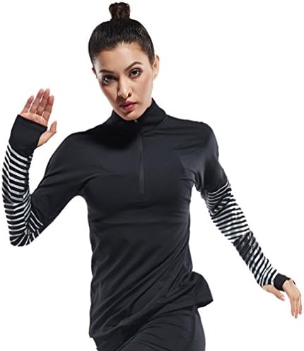 Fanceey Vansydical Women's Yoga Shirts Yoga Tops Sportswear Fitness Long Sleeve