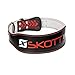 Skott Defender EVO 2 Weight Lifting Belt - 4 Inch Genuine Leather Padded Gym Belt - Supports and reduces stress - Ensures comfort and protection - Premium Quality Competition Ready Product