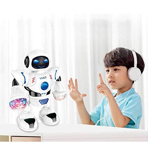 DREAMVAN Toddler Multifunctional LED Smart Robot Dance Music Kids Education Toys Robotics - Thumbnail 2
