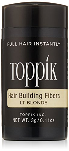 Toppik hair building fibers, light blonde, 0.11 oz.