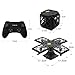 QYLOZ Square Drone Toy Mini Quadcopter Folding Drone Aerial Camera Toy Suitable for Beginners (Color : White)thumb 1