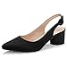 Allegra K Women's Pointed Toe Slingback Pumps