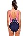 Ekouaer Women's Swimsuit One Piece Swimwear Athletic Training Racerback Splice Swimsuit