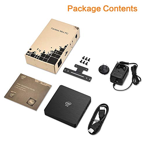 6 Fanless+x5+Z8350+Graphics+Desktop+Computer