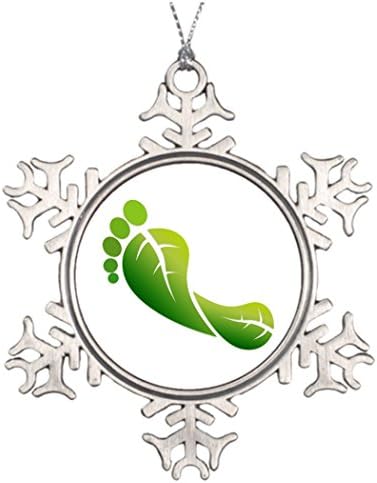 Tree Branch Decoration Carbon Foot Earth Day Xmas Tree Decoration Earthday