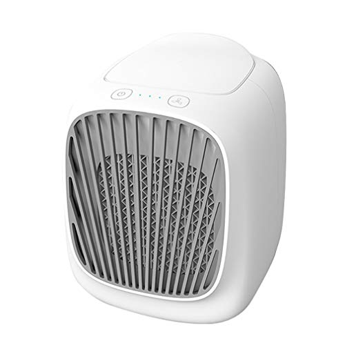 GYTOO Air Conditioner Fan, Personal Space Air Cooler Desktop Fan Mini Air Circulator Purifier Cooler with Portable Handle for Room