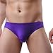 WINDAY Men Briefs Breathable Ice Silk Triangle Bikinis and Briefs N04 XXL/US XL 4-Pack Mixed Color B