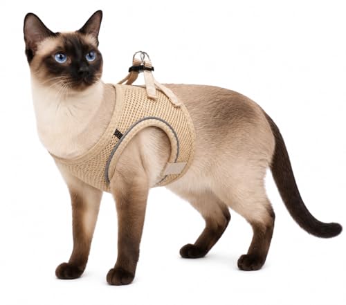 Flamingo Cat Harness Step&Go Berta Beige M 29-33cm 42-46cm