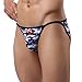 TIAOBU US Men's Camouflage Bikini Underwear Panty Briefs Size Large Red Camouflage