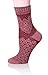 Velice Womens Cotton Vintage Style Crew Socks 5-pack (Style V-2), One Size