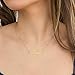 EVER2000 Custom Name Necklace, 18K Gold Plated Nameplate Personalized Jewelry Gift for Women