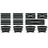Carrera 1:24 Scale Track Extension Set - Â Accessory Pack includes 12 Pieces - For Use With Digital 124, 132 and Evolution Carrera Slot Car Racetrack Systems