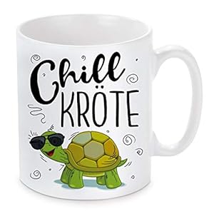 Herzbotschaft Tasse mit Motiv Modell: Chillkröte