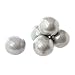 Silver Gumballs in Bulk – Valentines Day Candy - Apx. 120 Gumball - 2 Pounds - Candy Buffet – Shimmer Gum Ball