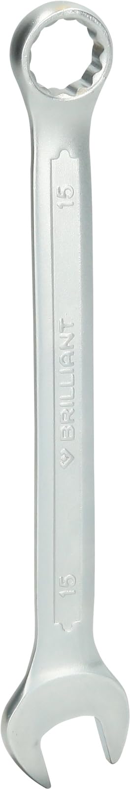 BRILLIANT TOOLS BT011915 Combination Spanner, 15 mm [Powered by KS Tools]