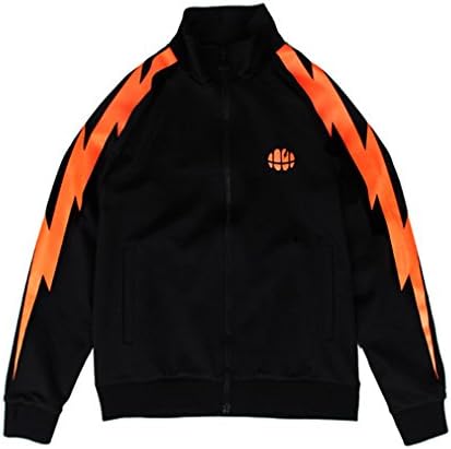Sakun O-THUNDER TOP1.0 Lightning Print Track Top Long Sleeve Full Zip-up Jacket