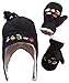N'Ice Caps Little Boys and Baby Sherpa Lined Fleece Embroidered Hat Mitten Set