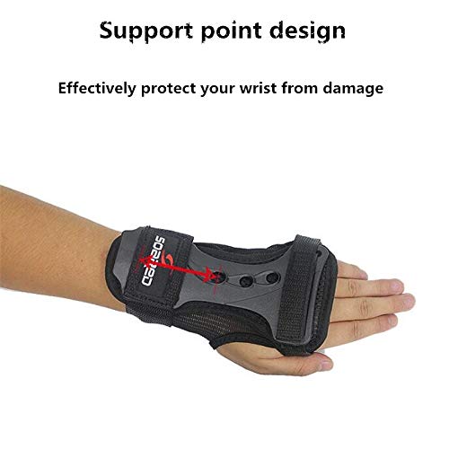 image for RONSHIN Ergonomic Design Snowboard Ski Protective Gear Glove High Stre