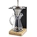 Osaka Wood Pour-Over Coffee Station - Full Brewing Set for a Homemade Pourover - 20oz. Capacity. Mount Zao