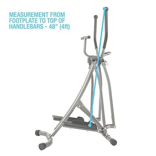 EFITMENT Air Walker Glider Elliptical Machine with Side Sway Action