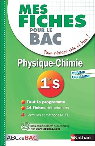Mes Fiches Abc Du Bac Physique Chimie 1re S Amazon Fr Arnold Christian Villar Helene Livres
