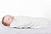 Ziggy Baby Muslin Baby Swaddle Blankets - 3 Pack - Gender Neutral for Boys and Girls - Chevron, Arrow, Cross, Grey/White (47x47)