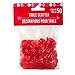 Valentine's Day Gifts & Decorations (Heart-Shaped Plastic Gems) Acrylic Hearts for Vase Fillers, Table Scatter, or Decoration RED