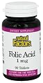 Natural Factors - Folic Acid 1 mg. - 90 Tablets