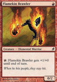 Magic: the Gathering - Flamekin Brawler - Lorwyn