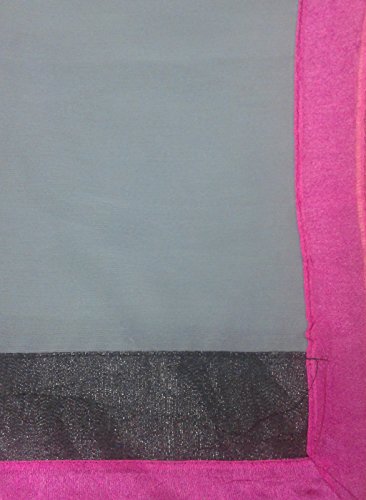 Janasya women's Grey colour georgette saree - Image 4