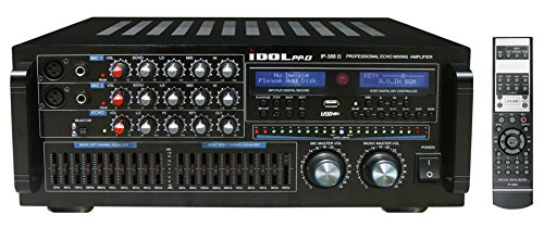 IDOLpro 1400Watts Professional Karaoke Mixing Amplifier With Bluetooth/Equalizer/HDMI Plus Speaker & Dual Rechargeable Wireless Microphone Karaoke System - Thumbnail 2