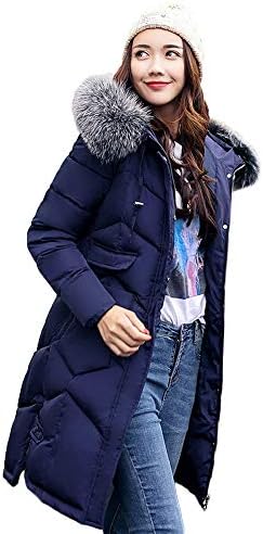Women Coats Winter Plus Size,Sunyastor Winter Warm Thicker Long Down Coat Cotton-Padded Jacket Parkas Outwear