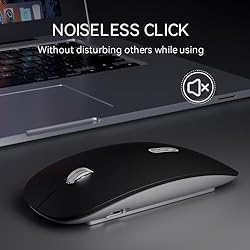 Uiosmuph G11 Wireless Mouse, USB C Rechargeable