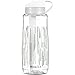 Brita Hard Sided Water Filter Bottle, 34-Ounce, Clear