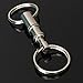 Partstock(TM 5-Pack Heavy Duty Dual Key Ring Quick Release Detachable Pull-Apart Key 2 Split Rings Keychains Lock holder Key Accessory.