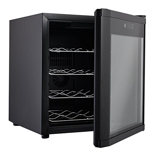 SKB family New 16 Bottles Wine Cooler Fridge Cellar Storage Holder Chiller Bar Rack Cabinet