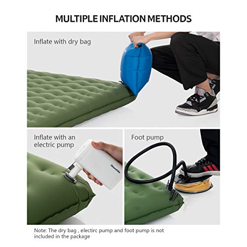 Naturehike Double Sleeping Pad Inflatable Camping Air Mattress Light and Compact for