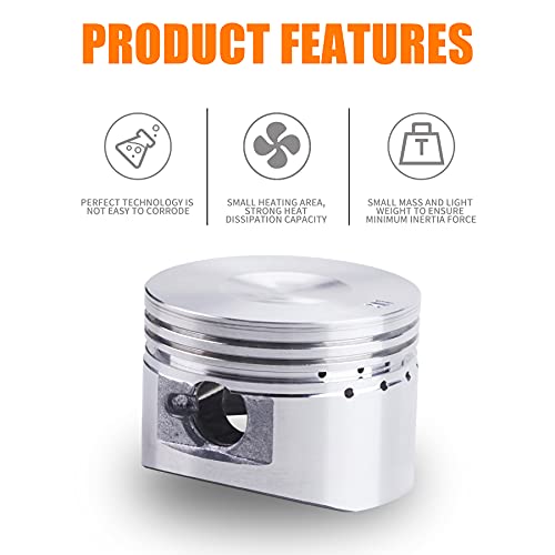 Piston Rings Gasket Set 52.4mm For 110cc 125cc Kazuma SSR Taotao - Foto 3